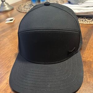 Melin Black Trenches Hydro Snapback Hat - NWOT